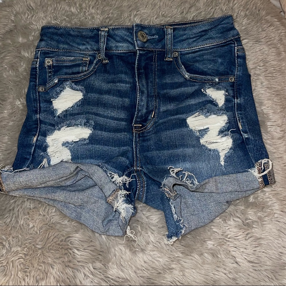High Waisted Jean Shorts